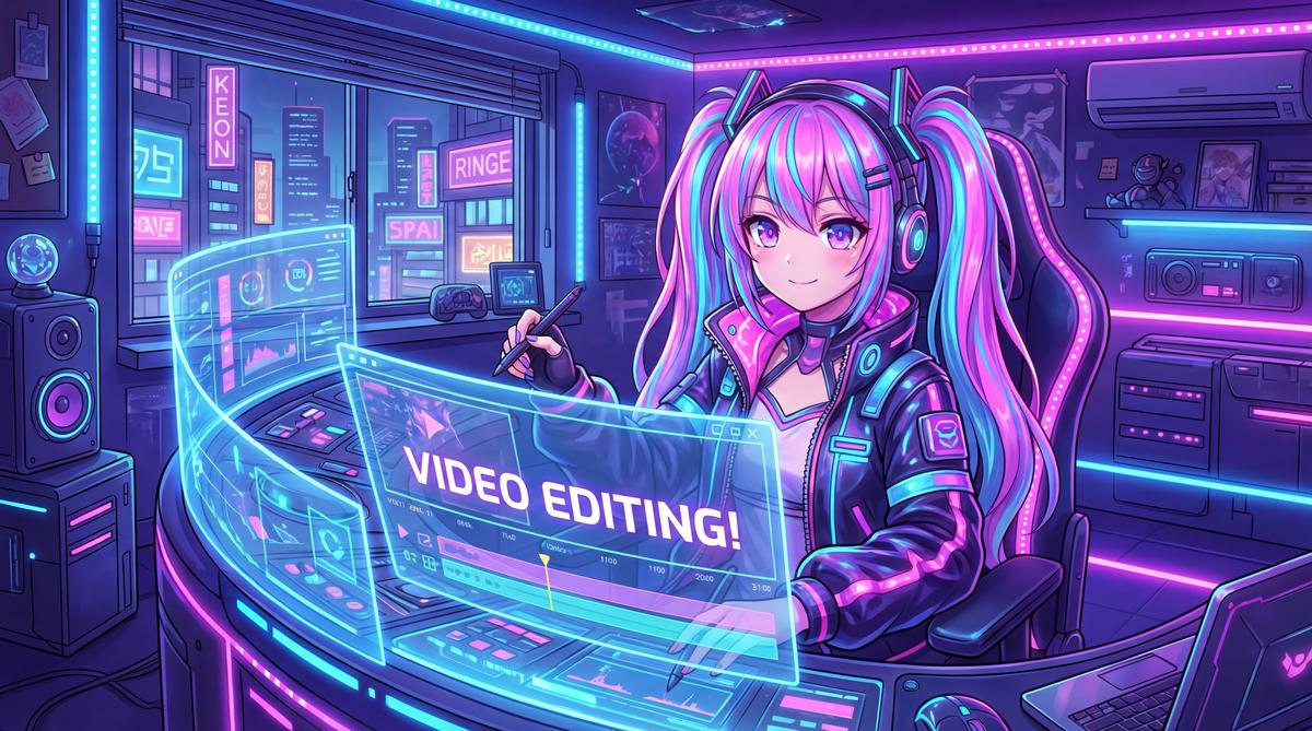 国产主播动漫-赛博少女AI科幻动漫